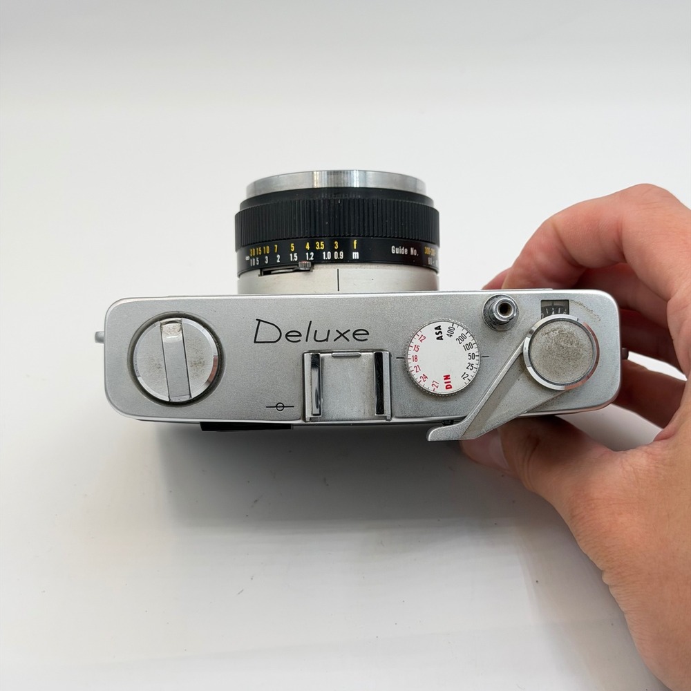 Konica EE-Matic Deluxe 35mm Film Camera Hexanon 40mm f2.8 Lens Vintage Japan - Picture 3 of 11